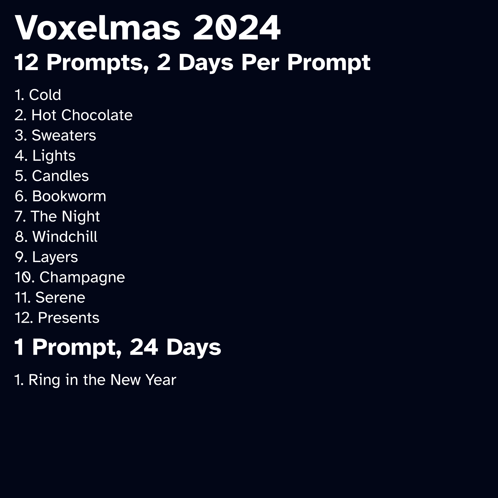 2024 Prompts